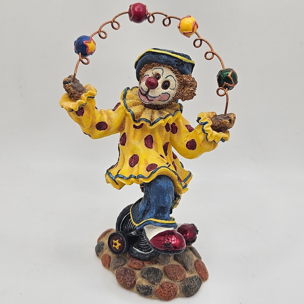 Vintage‎ Boyds Bears Gizmoe Life's A Juggle 2001 Bearstone Clown Figurine